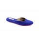 women's slippers PASSEPARTOUT mediterranean blue suede